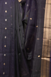 Deep Purple Tissue Banarasi Silk Saree - SRDPTBSS82