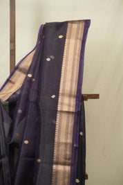 Deep Purple Tissue Banarasi Silk Saree - SRDPTBSS82