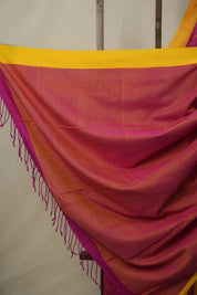 Rani Pink Bengal Cotton Saree - SRRPBCS114