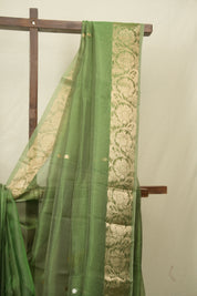 Green Tissue Banarasi Silk Saree - SRGTBSS83