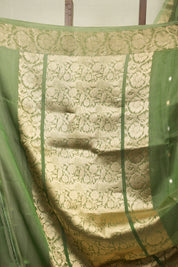 Green Tissue Banarasi Silk Saree - SRGTBSS83