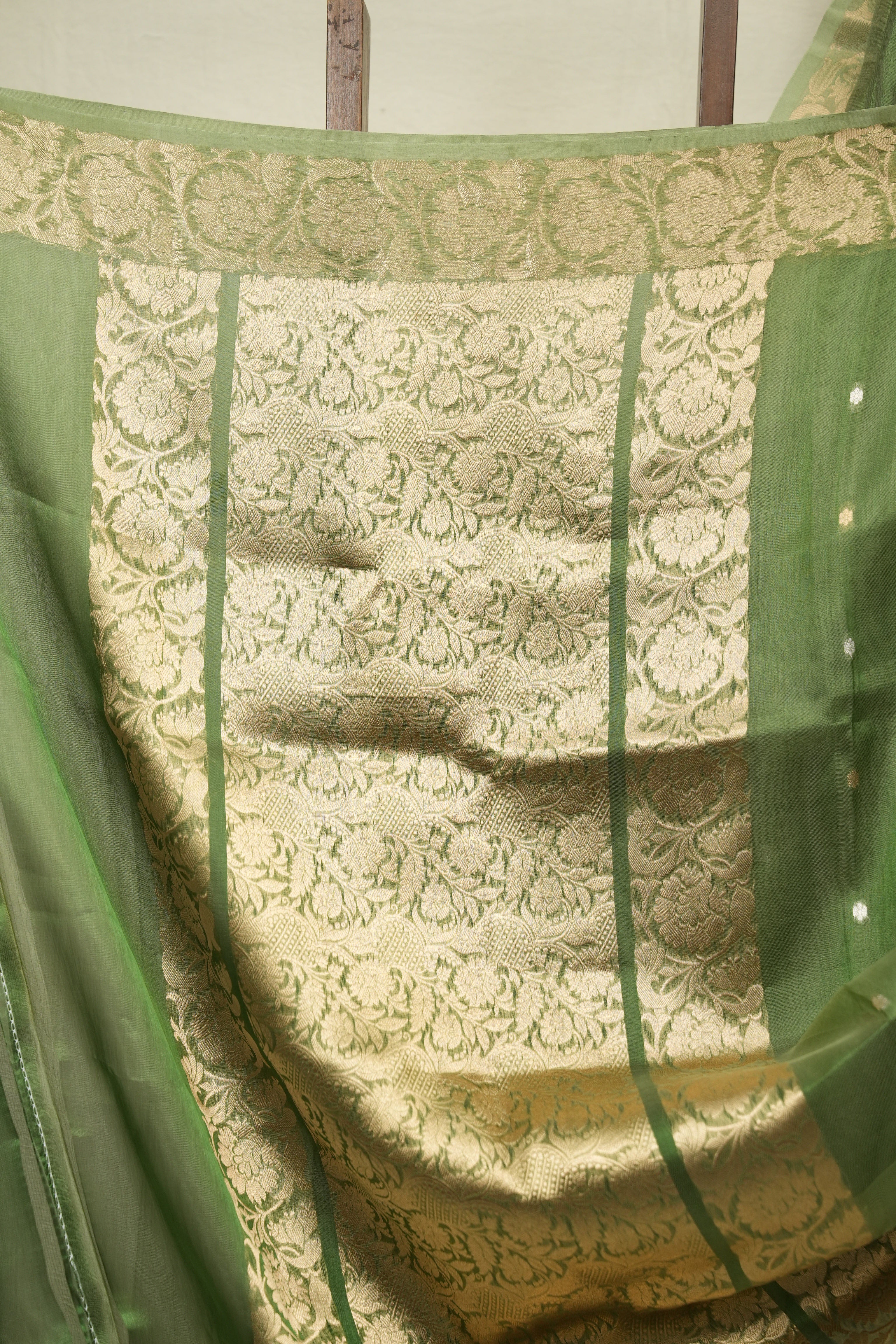 Green Tissue Banarasi Silk Saree - SRGTBSS83