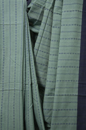 Teal Green Bengal Cotton Saree - SRTGBCS112