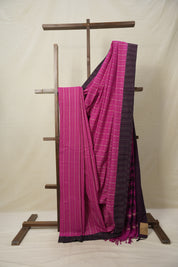 Pink Bengal Cotton Saree - SRPBCS111