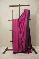 Pink Bengal Cotton Saree - SRPBCS111