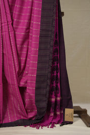 Pink Bengal Cotton Saree - SRPBCS111