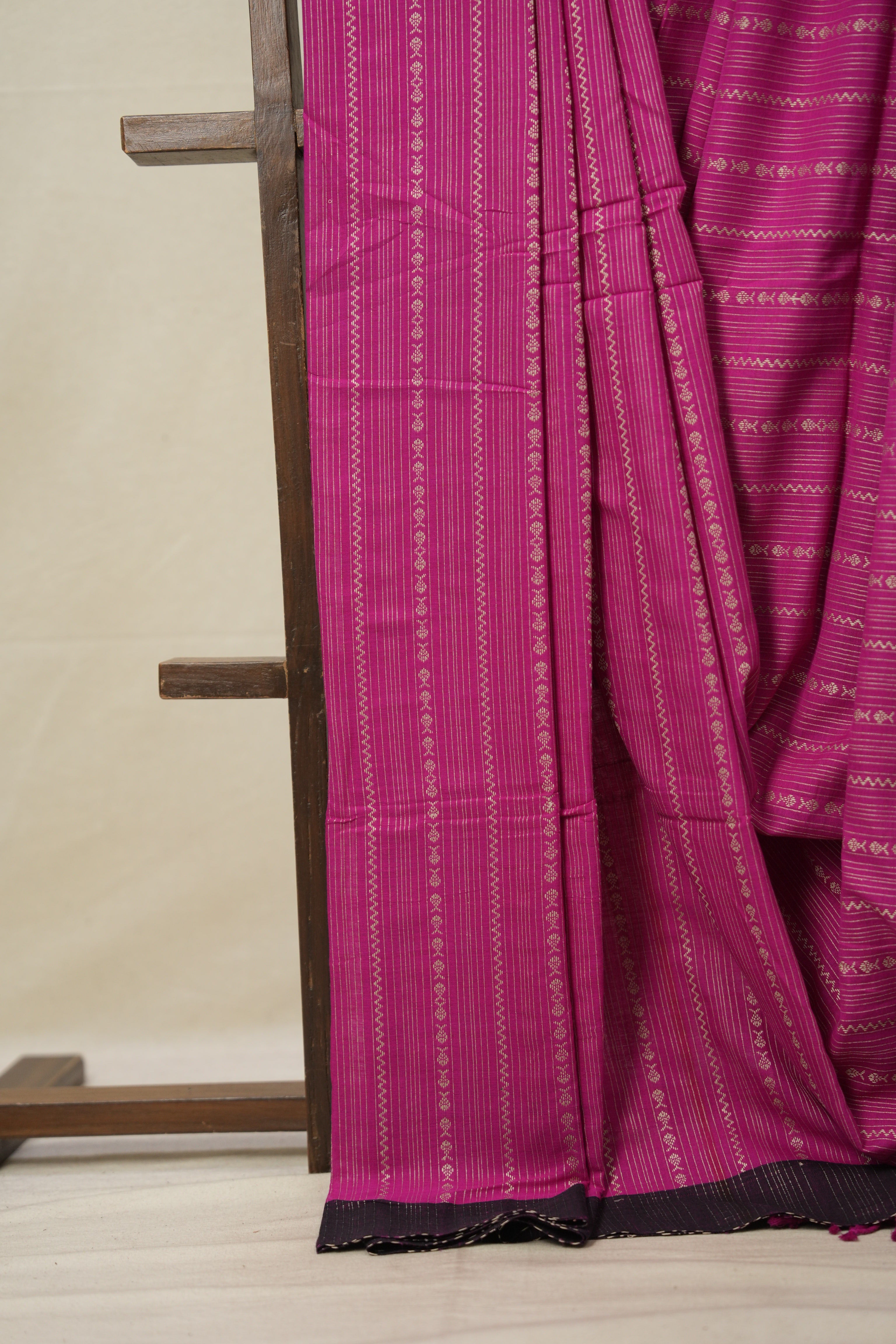 Pink Bengal Cotton Saree - SRPBCS111
