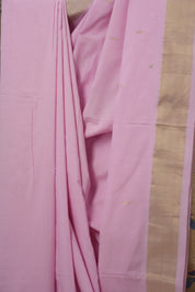 Baby Pink Cotton Paithani Saree - SRBPCPS594