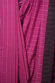 Pink Bengal Cotton Saree - SRPBCS111