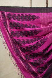 Pink Bengal Cotton Saree - SRPBCS111