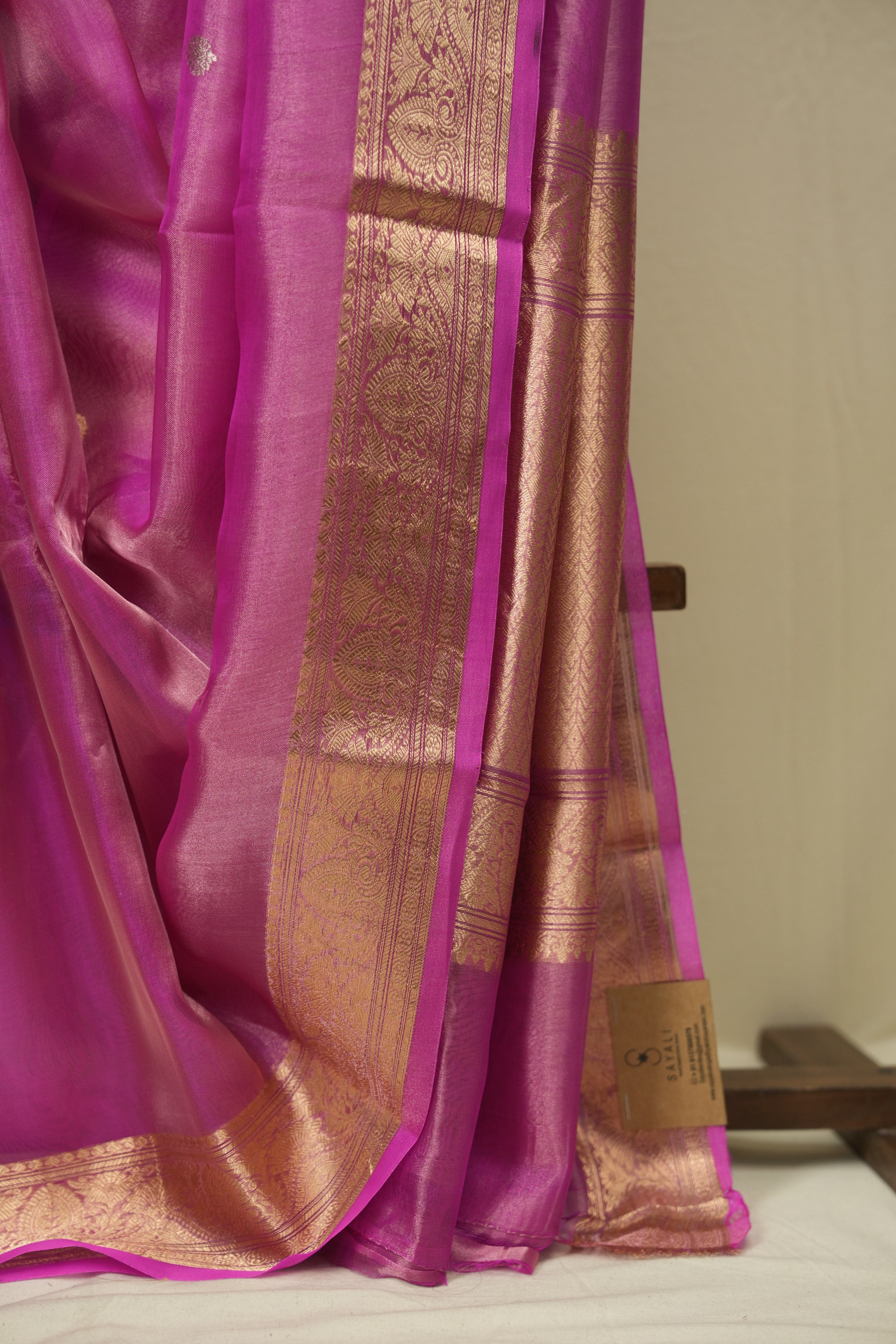 Pink Tissue Banarasi Silk Saree - SRPTBSS85