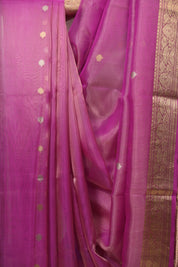Pink Tissue Banarasi Silk Saree - SRPTBSS85