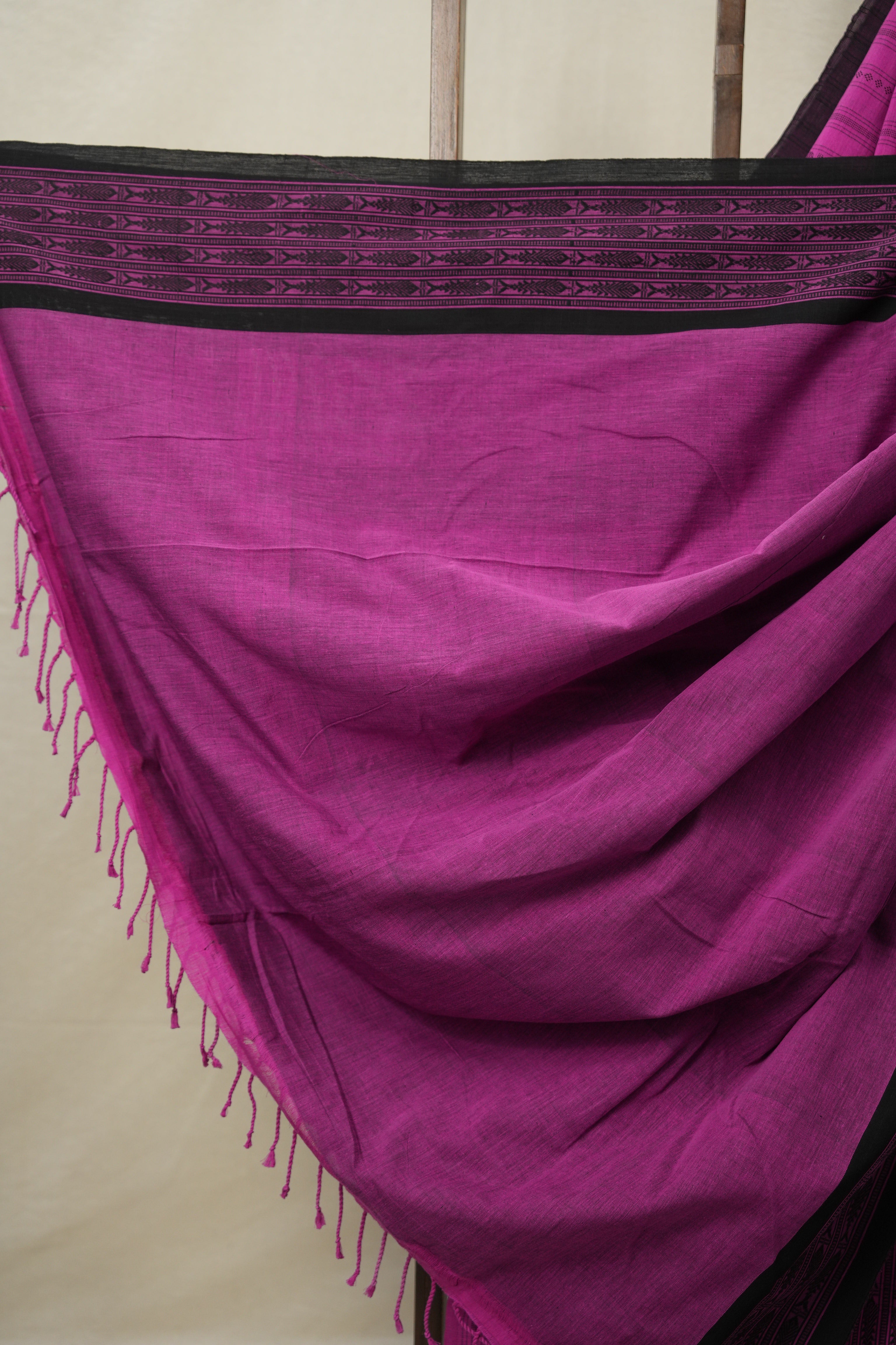 Pink Bengal Cotton Saree - SRPBCS110