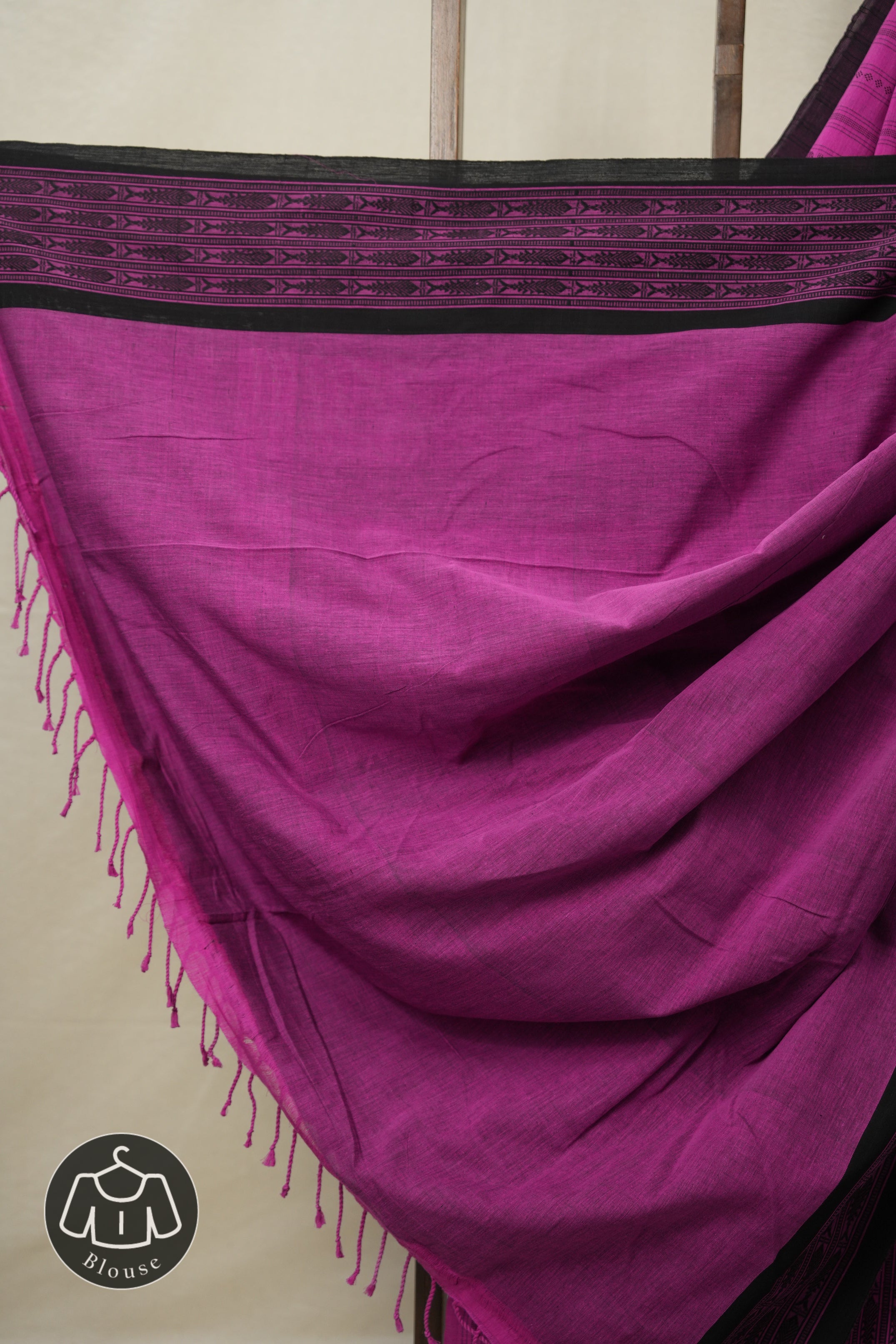 Pink Bengal Cotton Saree - SRPBCS110
