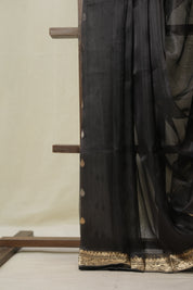 Black Tissue Banarasi Silk Saree - SRBTBSS51