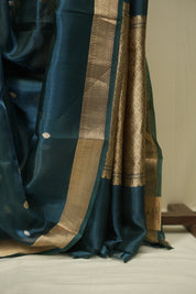 Green Tissue Banarasi Silk Saree - SRGTBSS74
