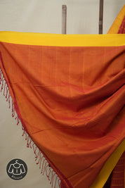 Red Bengal Cotton Saree - SRRBCS109