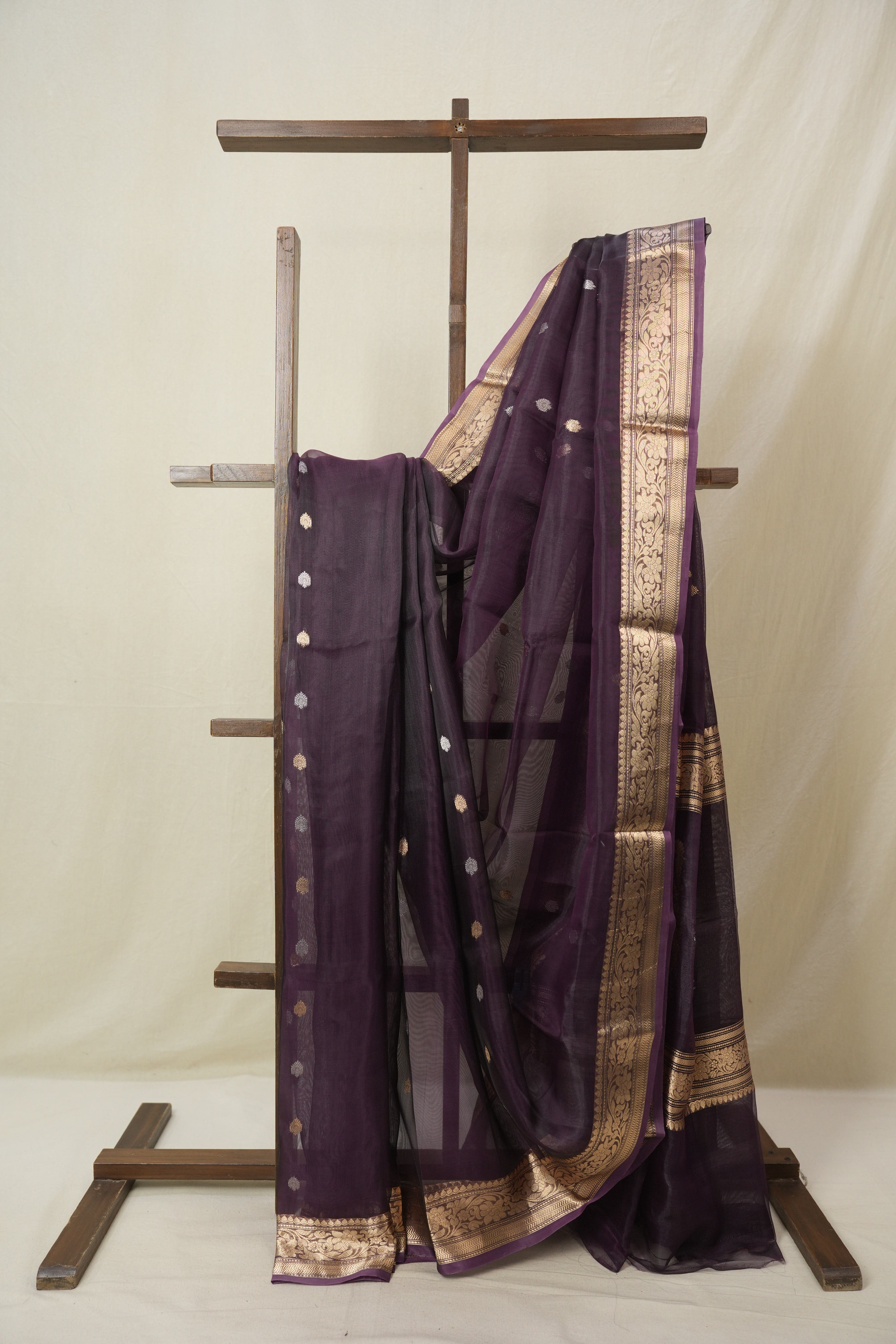 Violet Tissue Banarasi Silk Saree - SRVTBSS50