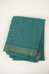 Rama Green Sungudi Cotton Saree - SRRGSCS198