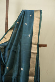 Green Tissue Banarasi Silk Saree - SRGTBSS74