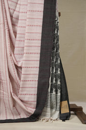 White Bengal Cotton Saree - SRWBCS104
