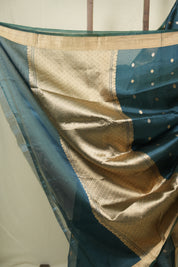 Green Tissue Banarasi Silk Saree - SRGTBSS74