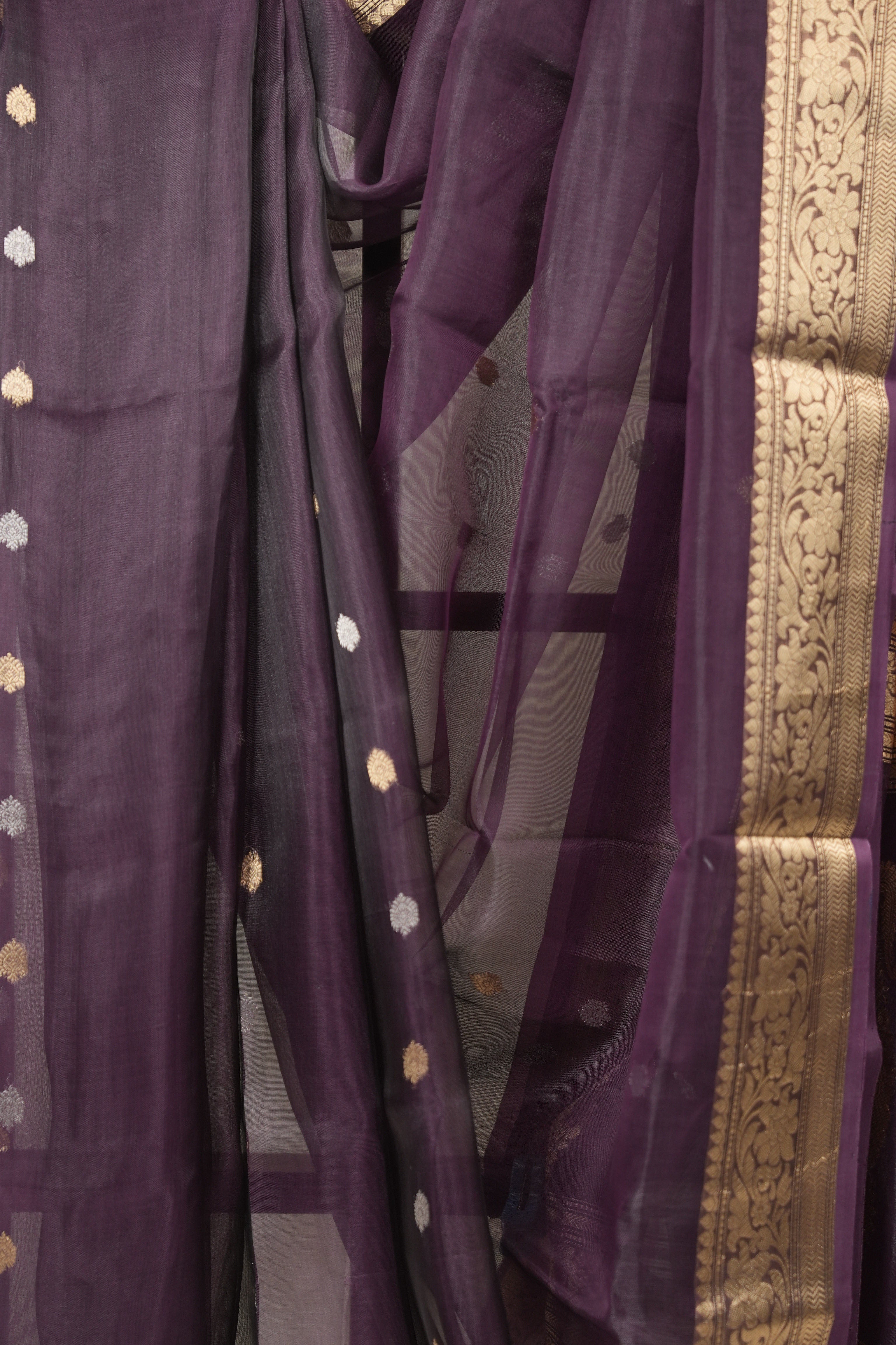Violet Tissue Banarasi Silk Saree - SRVTBSS50