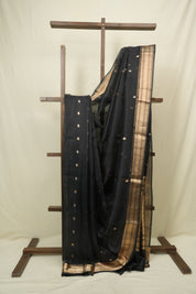 Black Tissue Banarasi Silk Saree - SRBTBSS78