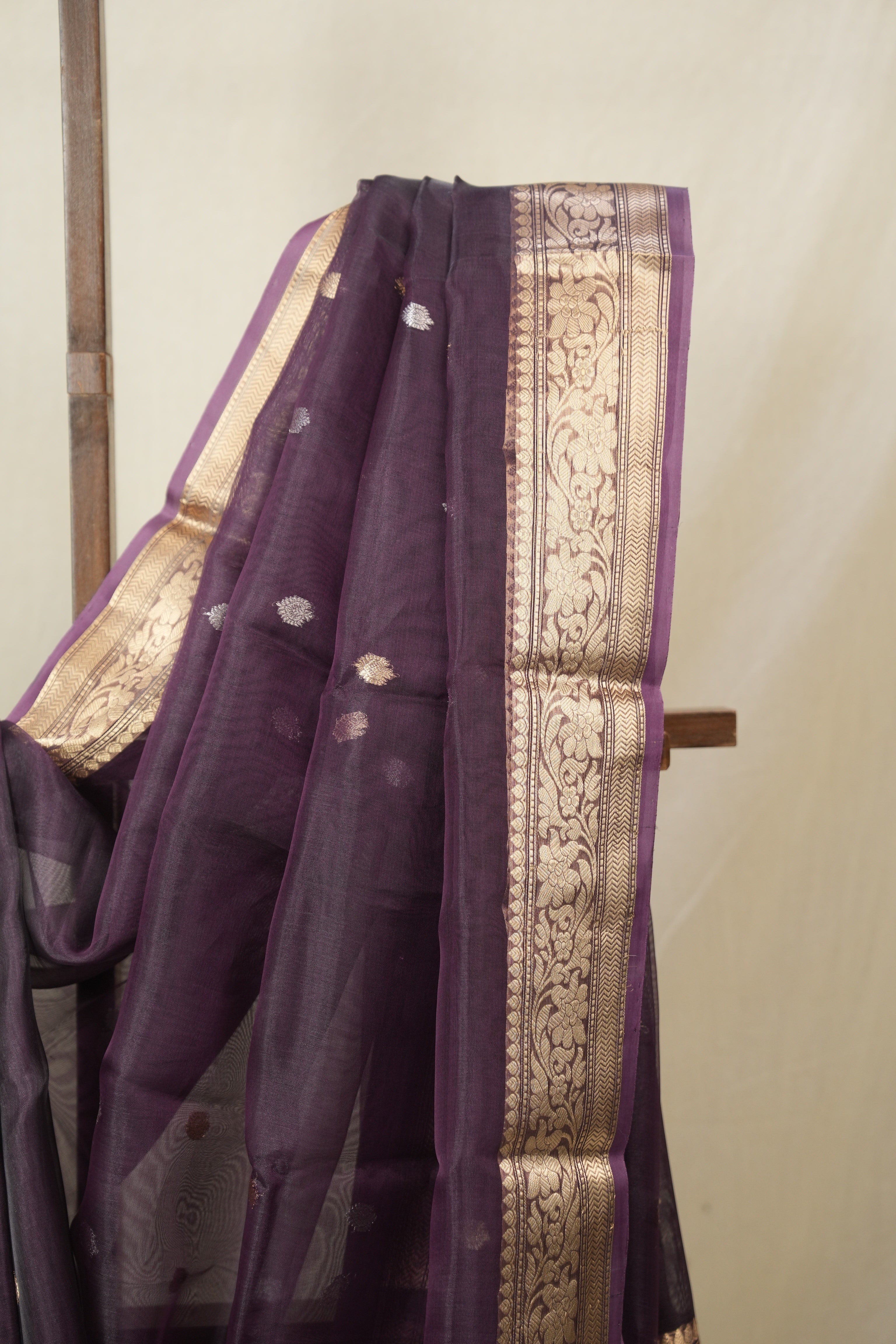 Violet Tissue Banarasi Silk Saree - SRVTBSS50