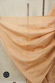 Peach Maheshwari Tissue Saree - SRPMTS747