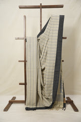 Beige Bengal Cotton Saree - SRBBCS103