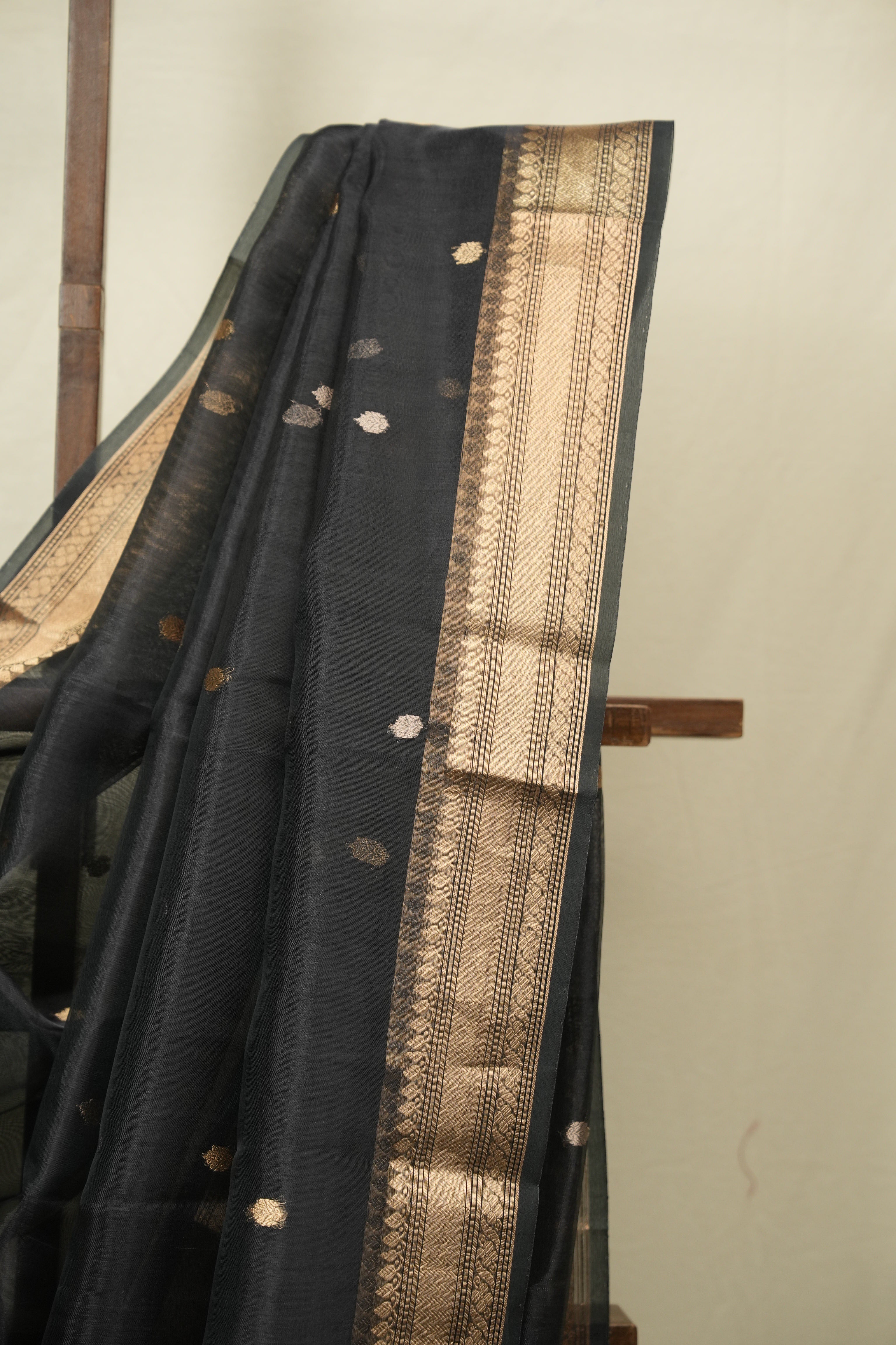 Black Tissue Banarasi Silk Saree - SRBTBSS78
