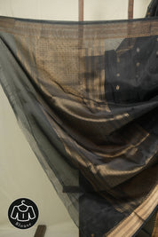 Black Tissue Banarasi Silk Saree - SRBTBSS78