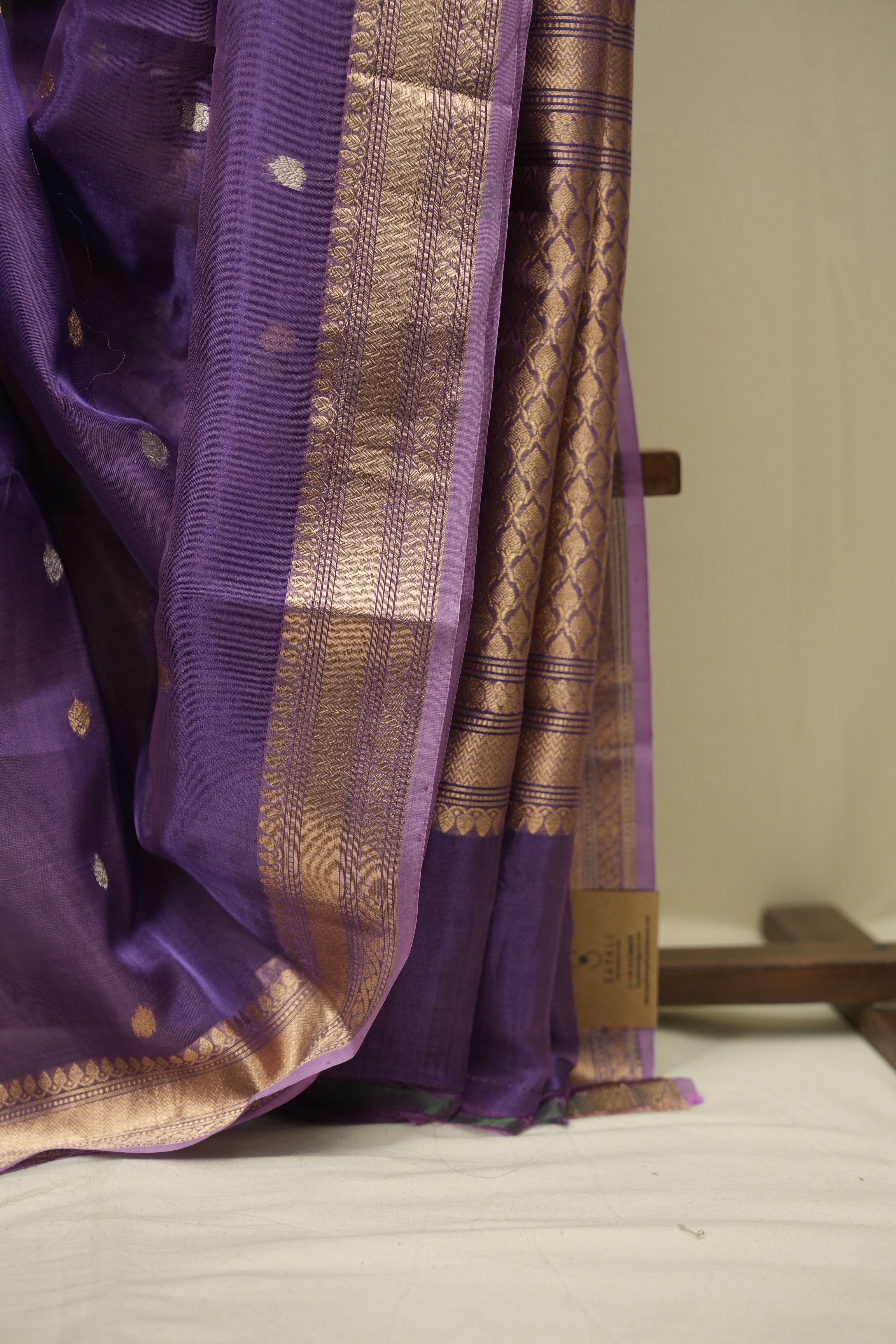 Light Purple Tissue Banarasi Silk Saree - SRLPTBSS77