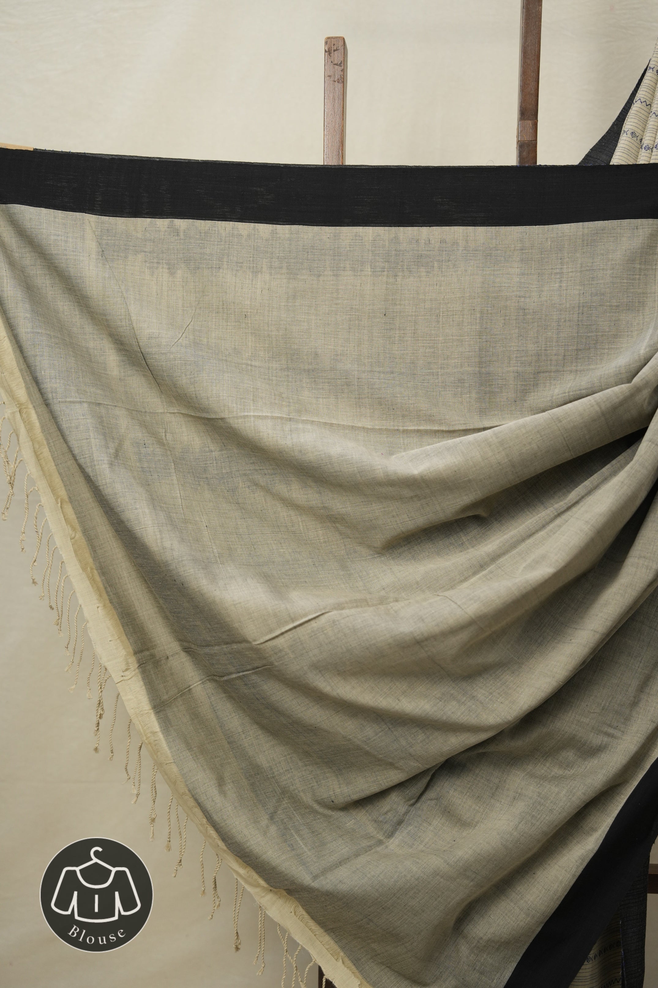 Beige Bengal Cotton Saree - SRBBCS103