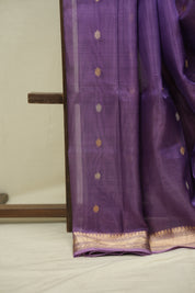 Light Purple Tissue Banarasi Silk Saree - SRLPTBSS77
