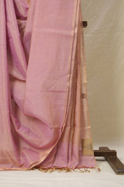 Pink Maheshwari Tissue Saree - SRPMTS745
