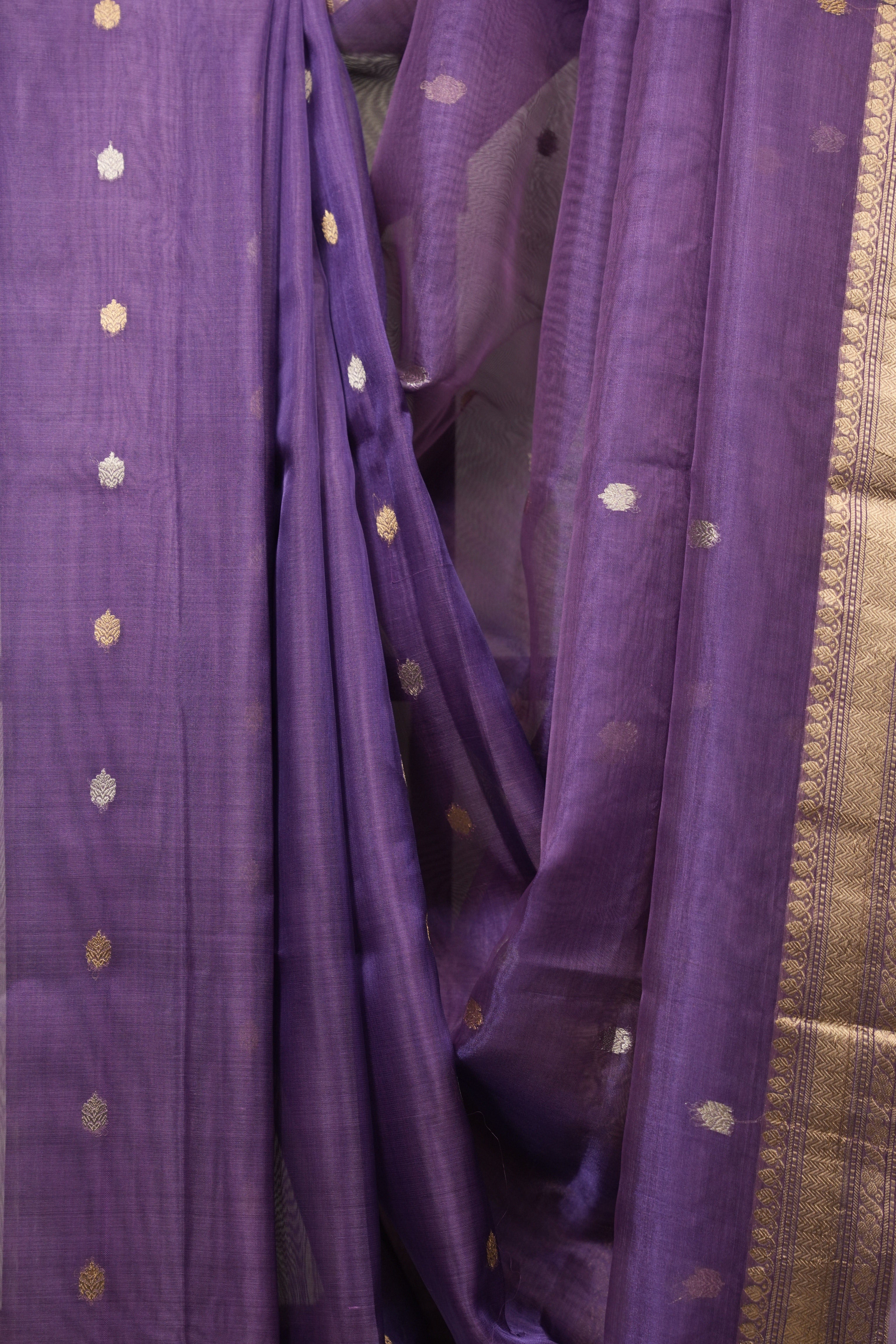 Light Purple Tissue Banarasi Silk Saree - SRLPTBSS77