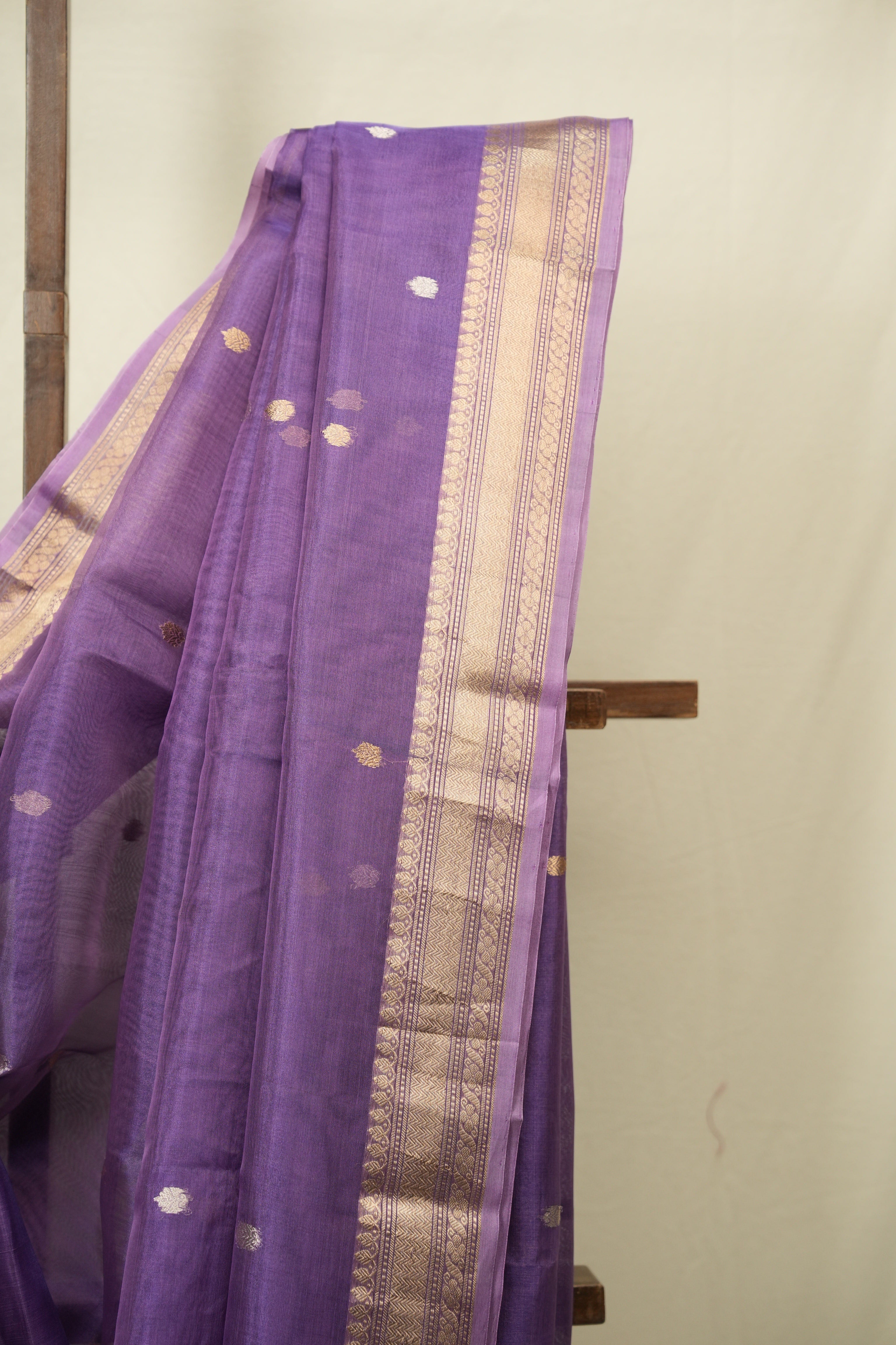 Light Purple Tissue Banarasi Silk Saree - SRLPTBSS77