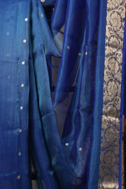 Blue Tissue Banarasi Silk Saree - SRBTBSS55
