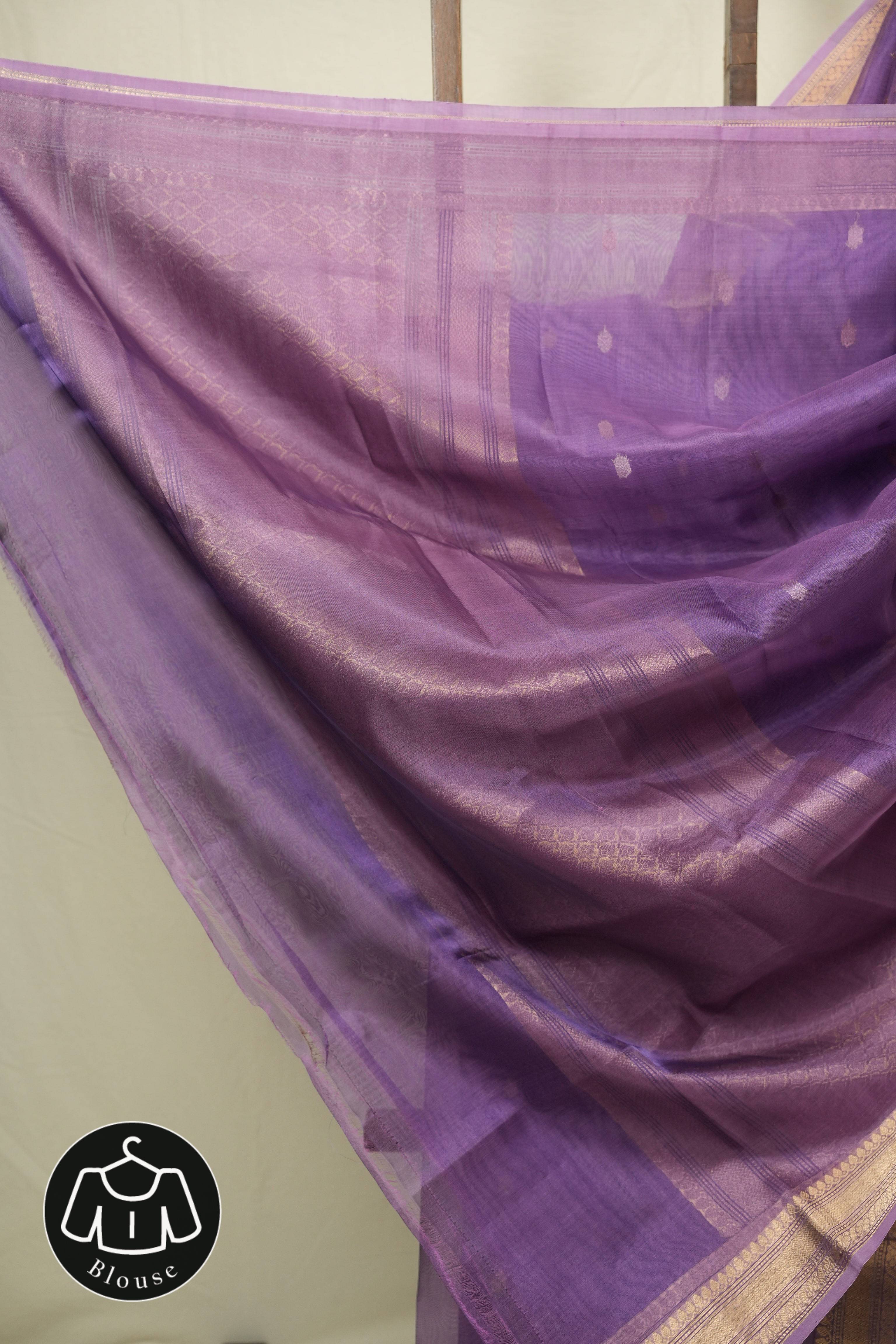 Light Purple Tissue Banarasi Silk Saree - SRLPTBSS77