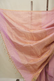 Pink Maheshwari Tissue Saree - SRPMTS745