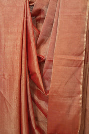 Red Maheshwari Tissue Saree - SRRMTS744