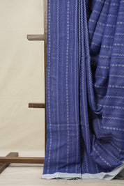 Blue Bengal Cotton Saree - SRBBCS101