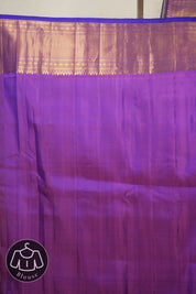 Golden Purple Gadwal Silk Saree - SRGPGSS596