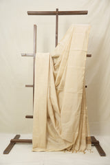 Beige Maheshwari Tissue Saree - SRBMTS743