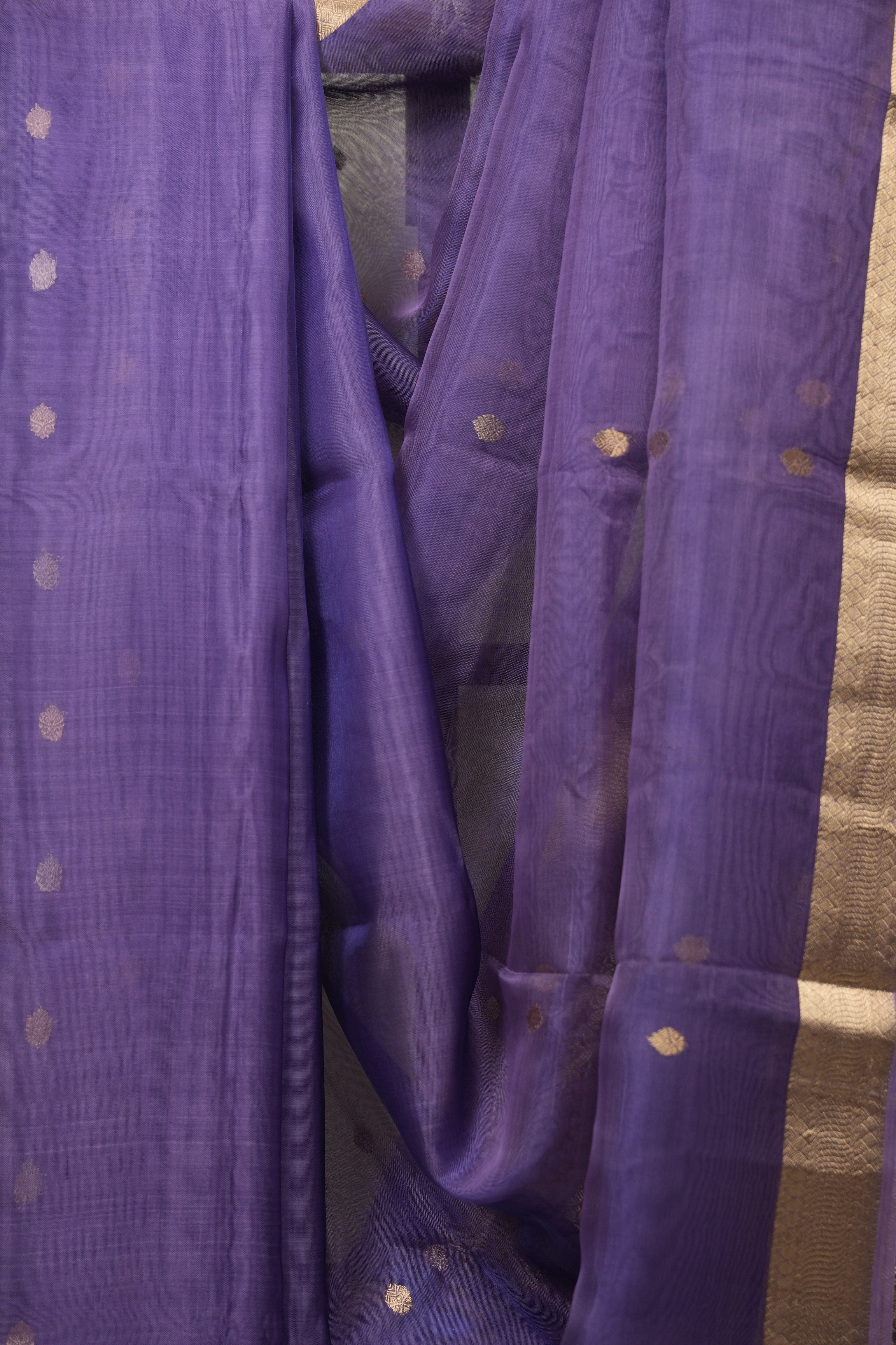 Light Purple Tissue Banarasi Silk Saree - SRLPTBSS90