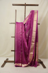 Pink Tissue Banarasi Silk Saree - SRPTBSS54