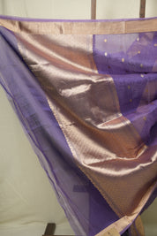 Light Purple Tissue Banarasi Silk Saree - SRLPTBSS90