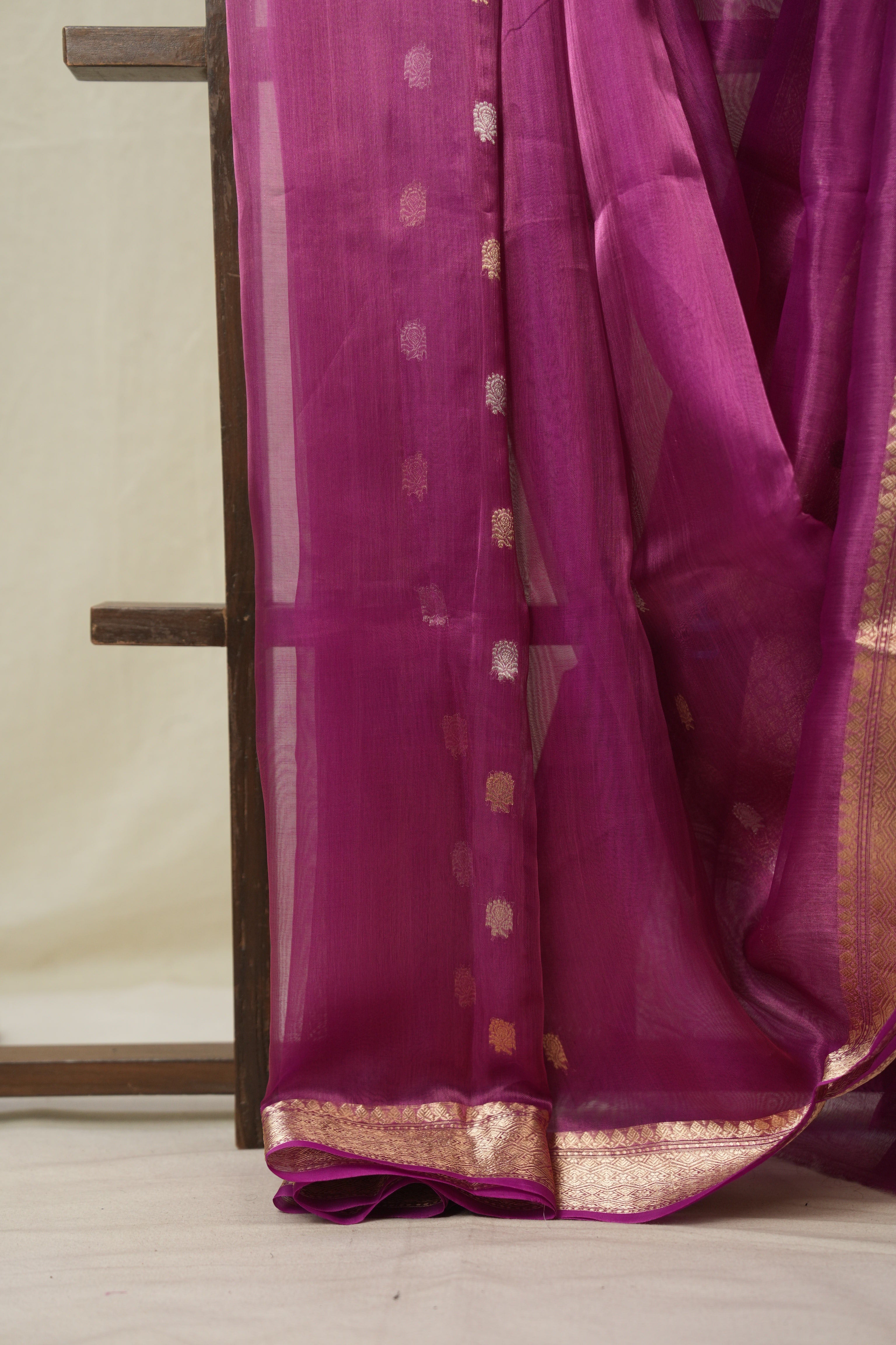 Pink Tissue Banarasi Silk Saree - SRPTBSS54